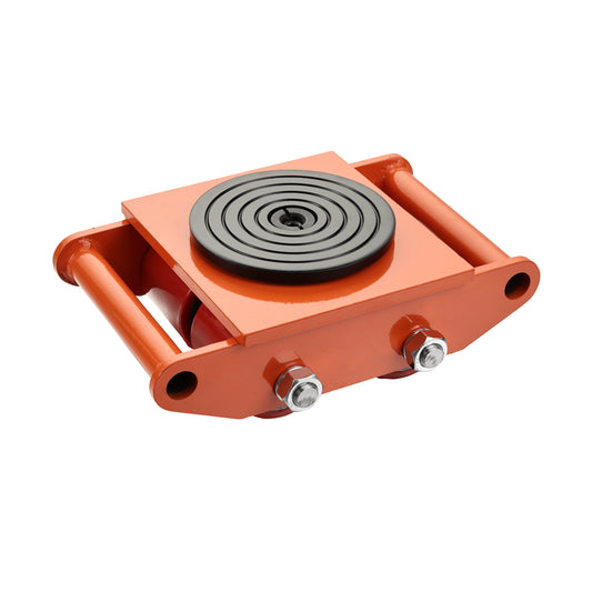 6Ton Machine Skate Dolly with 4 Wheels - Industrial Machinery Mover with 360° Rotation Cap Dolly Skate, 13200lbs Machine Equipment Cargo Trolley for Easy Handling for Warehouse and Logistics Use