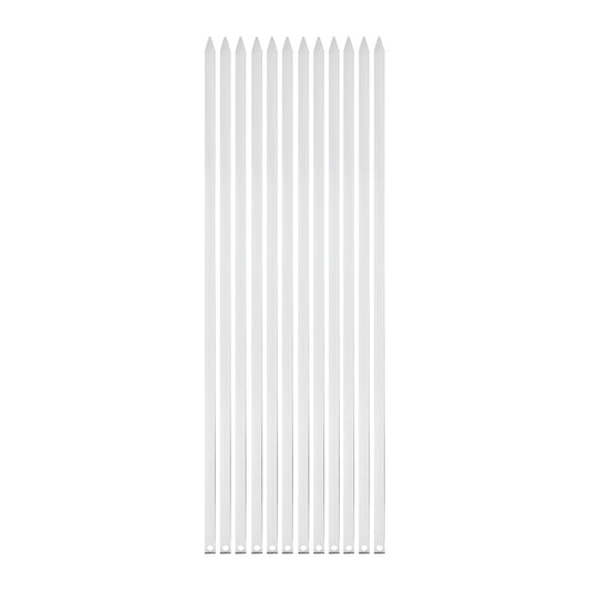Barbecue Shish Taouk Skewers -12 Piece 50cmx5mmx5mm- Iron Skewers for Shish Taouk, Kebab, Meat, and Vegetables
