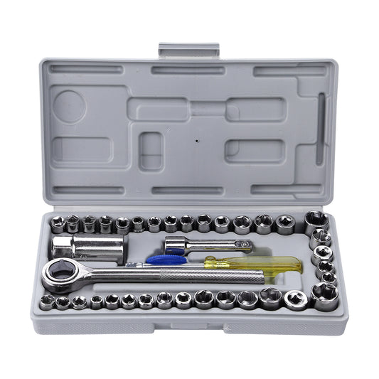 Yonovo 40-Piece Combination Socket Wrench Set