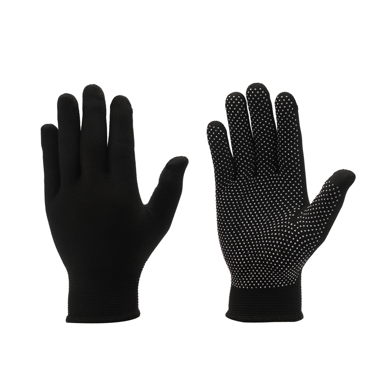 4-Pairs Black Dotted Gloves