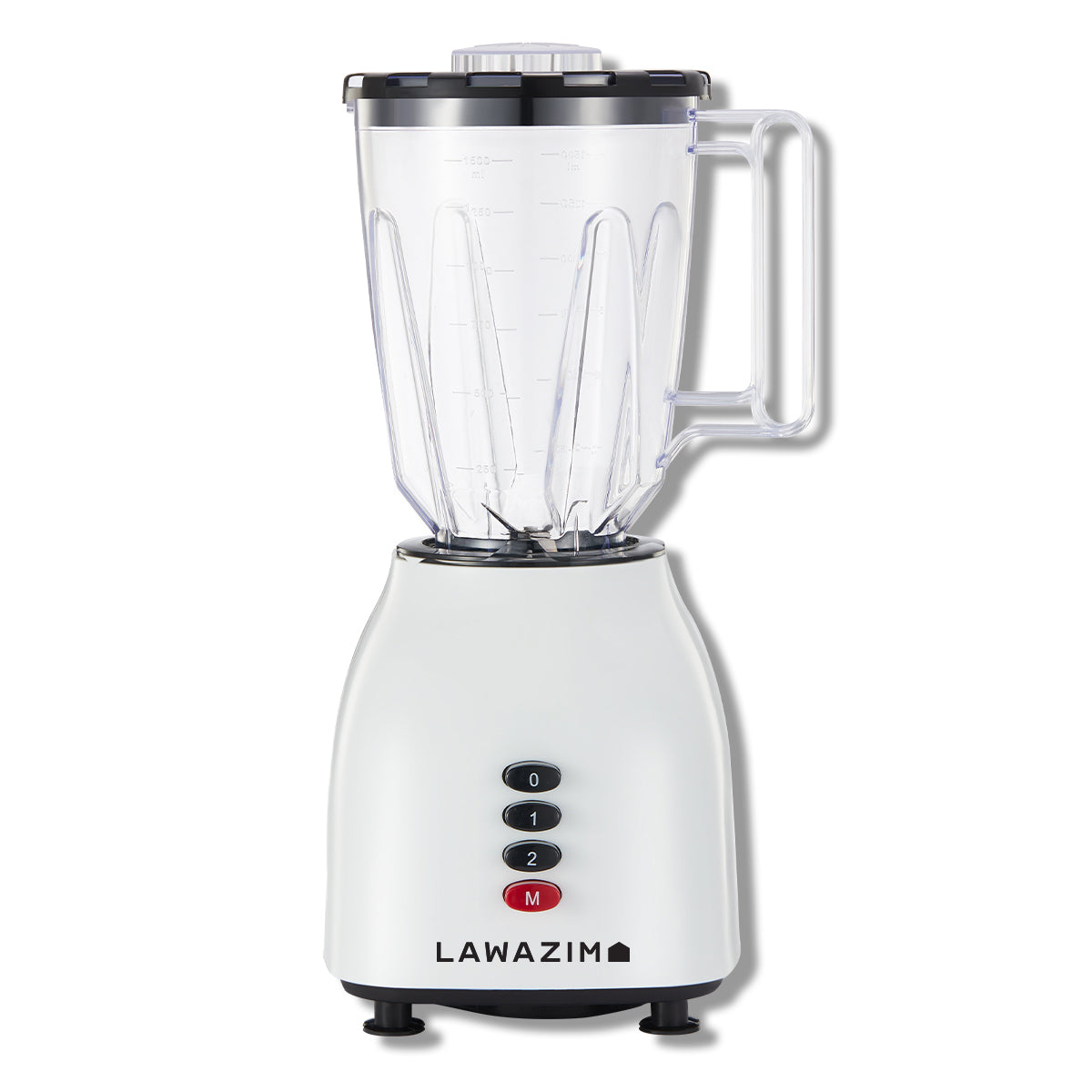2-In-1 Electric Blender Button Control 1.5L 400W - White
