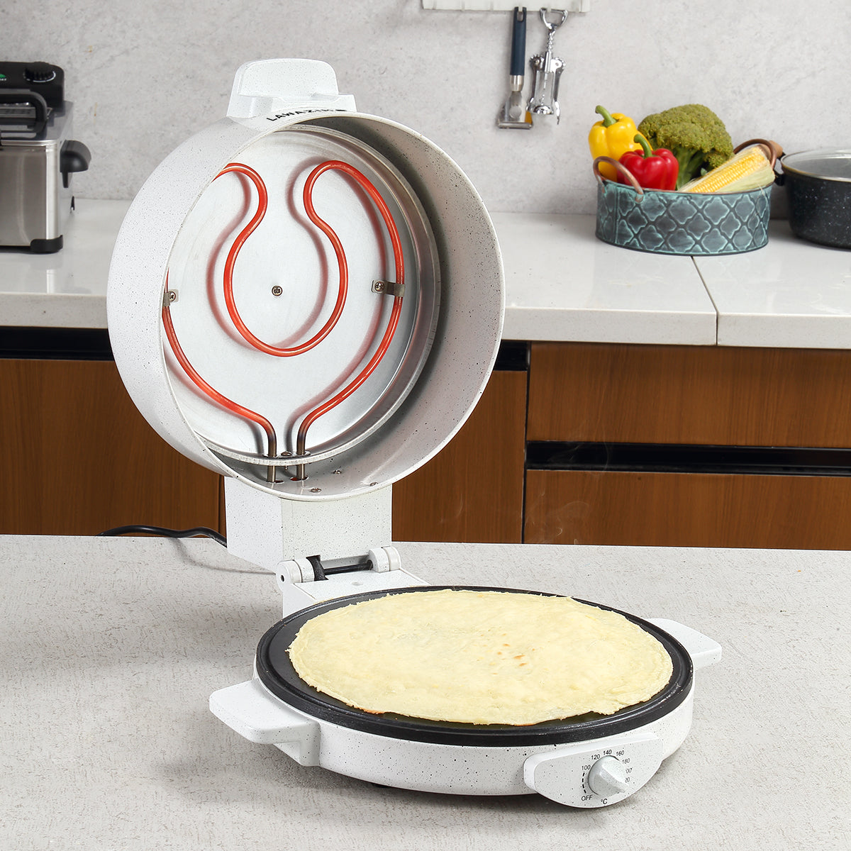 Arabic Bread Maker - Electric Flatbread Maker for Saj, Roti, Tortilla ...