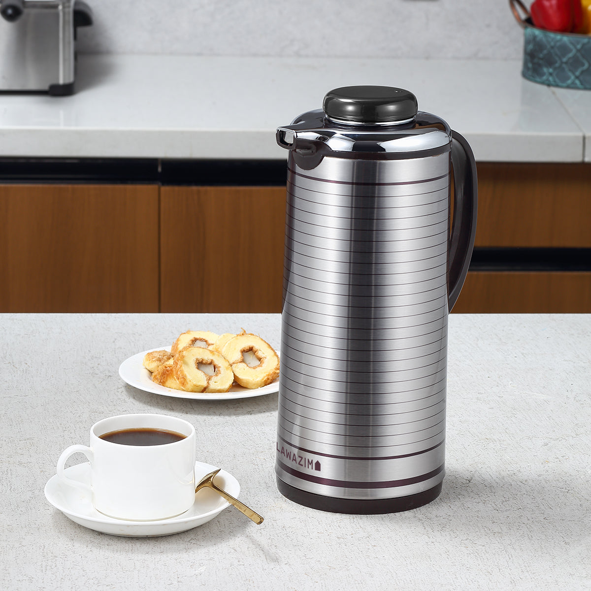 1.3L Coffee/Tea Thermos Flask - Stainless Steel