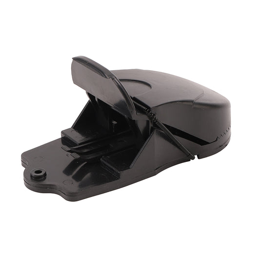 Mouse and Rat Trap - Black - Reusable Strong Snap Trap with High Sensitivity Pedal - Ideal for Homes, Kitchens, Garages, and Gardens