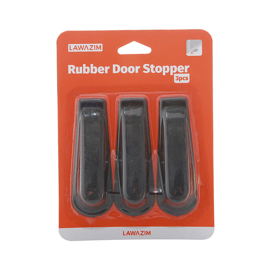 3-Piece Rubber Door Stopper