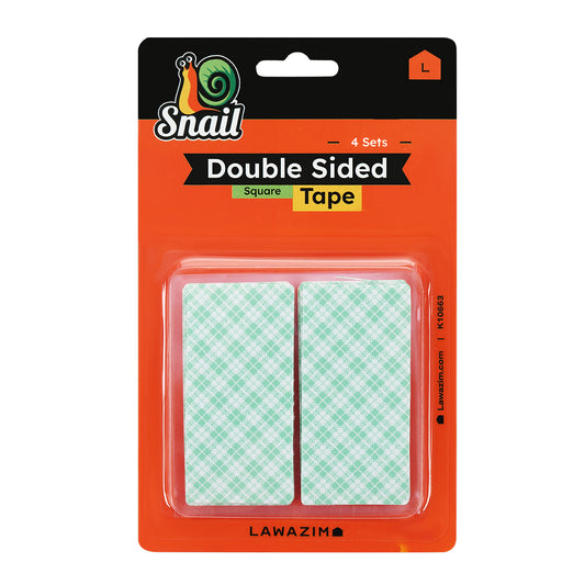8-Piece Double Sided Adhesive Tape - Square Shape