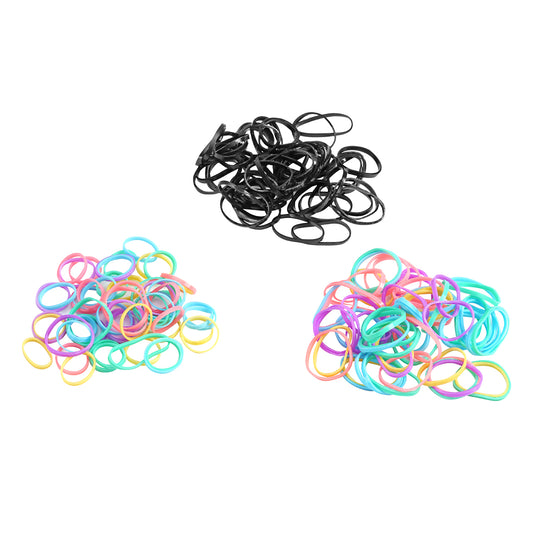 Colorful Rubber Band Set - Strong Elastic Bands for Crafts, Office, School, Packaging, Organizing, DIY Projects, and Everyday Use