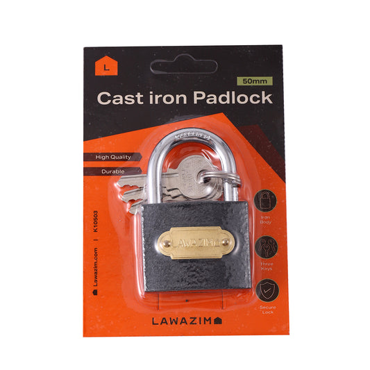 Cast Iron Padlock - 50Mm