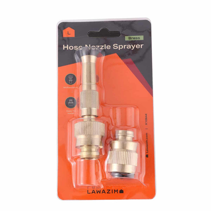 Hose Nozzle Sprayer Set - Brass