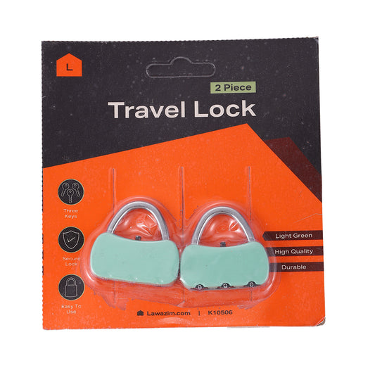 2-Piece Travel Lock - Light Green