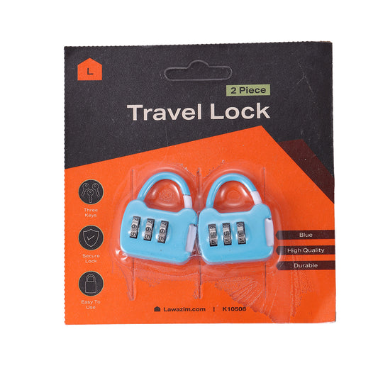 2-Piece Travel Lock - Blue