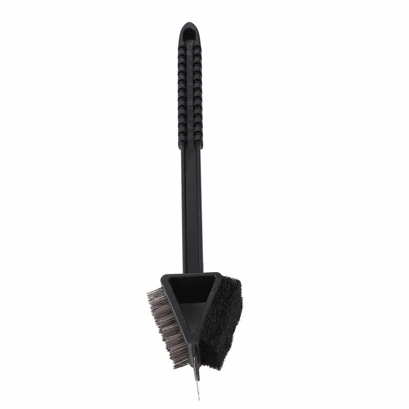 Heavy Duty Grill Brush With Scraper And Scour Pad - 36Cm