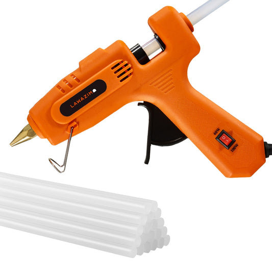 Full Size Hot Glue Gun - 60W/100W Dual Power for Crafting, DIY, and Industrial Repairs