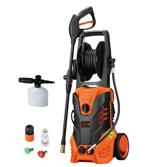 Heavy Duty High Pressure Washer 2000W with 6-Piece Accessories