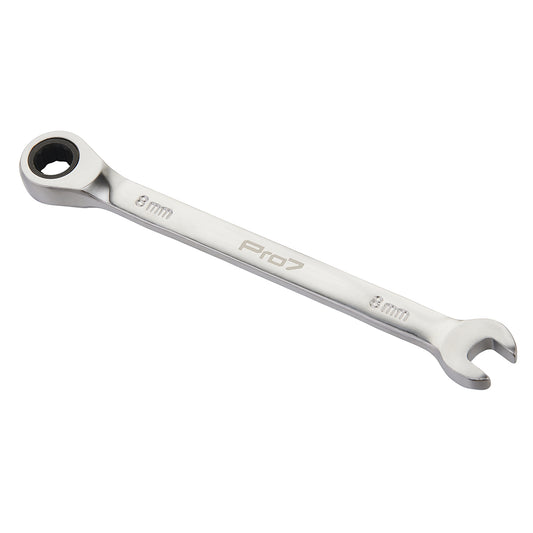 Ratchet Combination Wrench - Open End and Ratcheting Ring Spanner for Tightening and Loosening Nuts and Bolts, Automotive, Mechanical, Maintenance and Repair Work