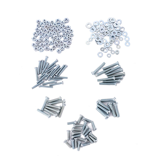 Machine Screws with Bolts Assortment Kit - 186 Piece Pan Head Philips Screws and Bolts for Home Improvement and Repair Projects