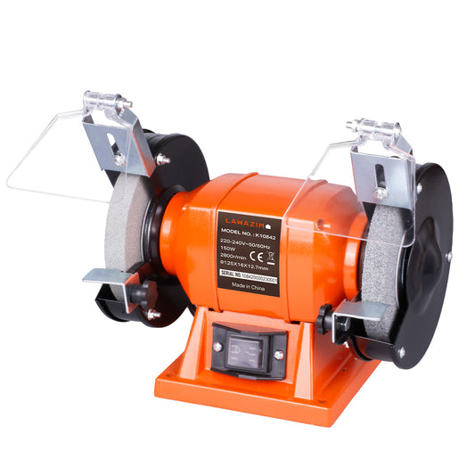 Bench Grinder - 5inch 150W - Electric Grinding Machine for Sharpening, Deburring, and Edge Work