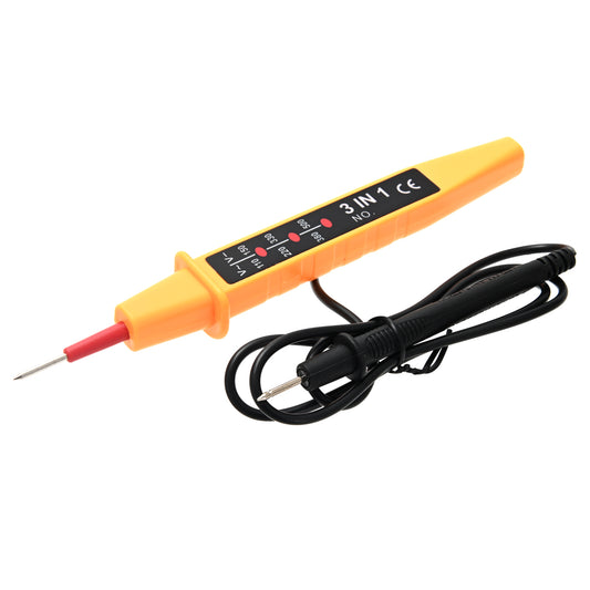 3-in-1 Voltage Tester - Compact AC Voltage Detector for Home and Industrial Electrical Work