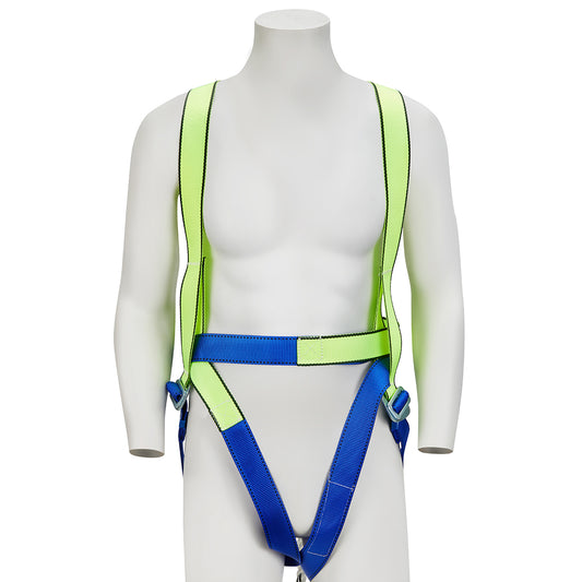 Double Hook Safety Harness - Sturdy Full-Body Fall Protection Harness with Dual Hooks and Adjustable Straps -Industrial Safety Gear for Construction, Roofing, Tower Climbing and Work-at-Height