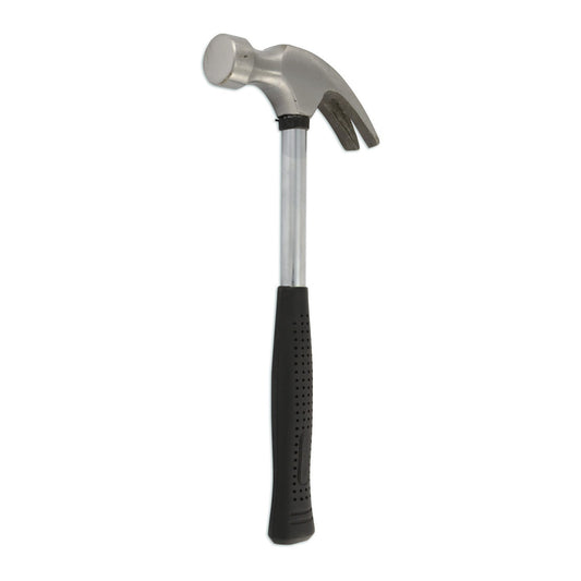 Iron Claw Hammer - 250g - Fiberglass Handle with Comfortable Grip for Driving and Pulling Nails, Carpentry, Assembly and Repair Tasks