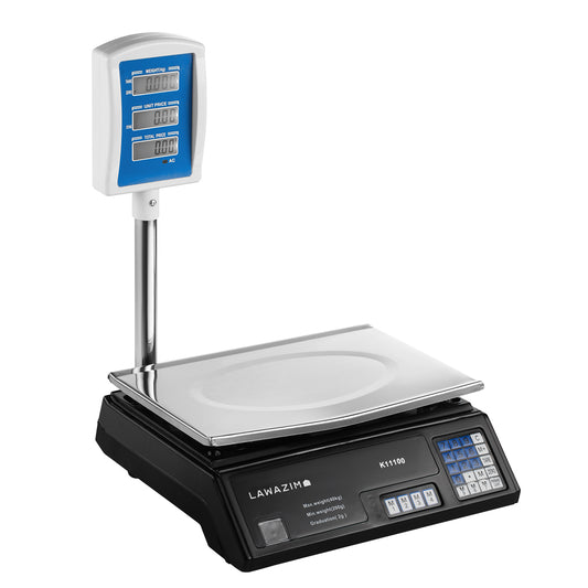 Digital Electronic Weighing T-Scale- 40kg/10g - Industrial Scale for Home Use, Butcher, Bakery, and Retail