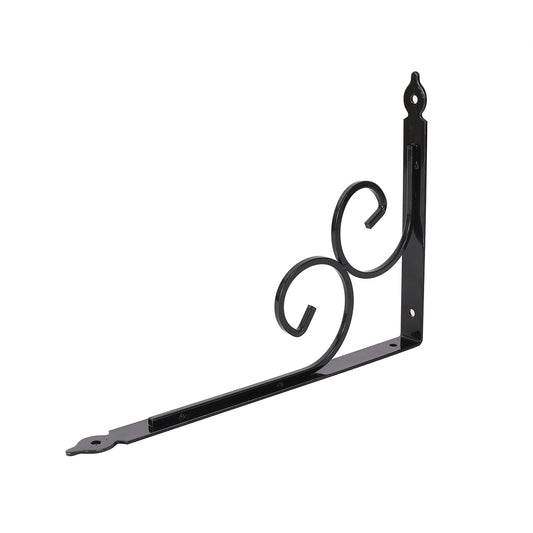 Iron Shelf Brackets Butterfly Shape - 350x240mm Mounting Wall L Shaped Corner Brace Support with Sleek Modern Design -Ideal for Kitchen, Bathroom, Living Room, and Office