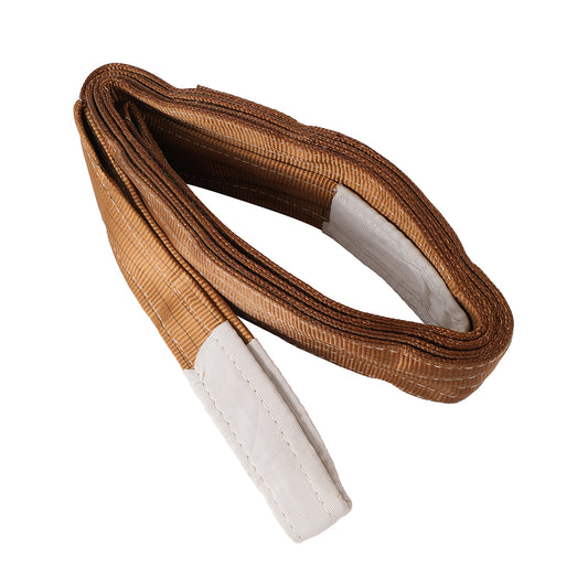 Lifting Rope -6Ton - Brown- Heavy-Duty Load-Bearing Rope with Reinforced Design and UV Resistant Construction -for Industrial Lifting, Cargo Handling, Equipment Hoisting, and Vehicle Recovery