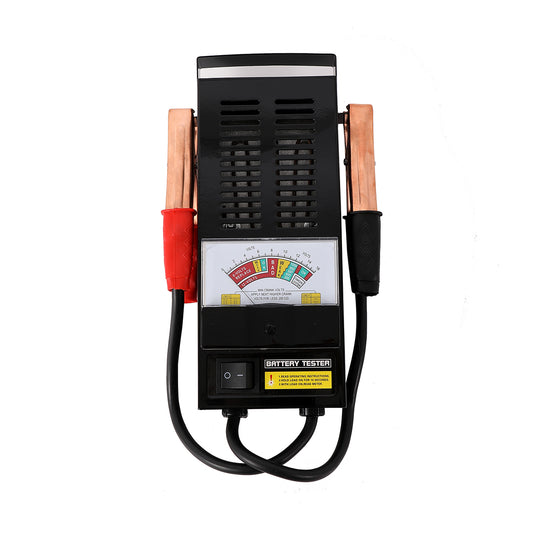 Battery Tester - Portable Voltage Analyzer for Accurate 6V & 12V Battery Diagnostics in Cars, Motorcycles, and Maintenance Tasks