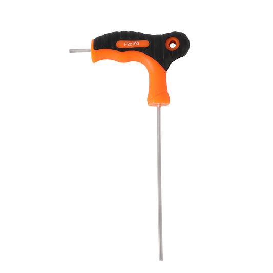 T-Handle Hex Socket - Orange- Corrosion-Resistant Double-Ended Screwdriver with Anti-Slip Grip - for Auto Workshop Repair Furniture and Electronics Assembly DIY Home Improvement Maintenance