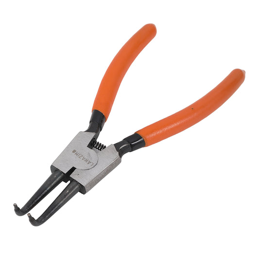 Bent External Snap Ring Pliers - Ergonomic Retaining Ring Pliers, Circlip Pliers for Clip Remover Retaining Rings, Precision Spring Loaded for Automotive