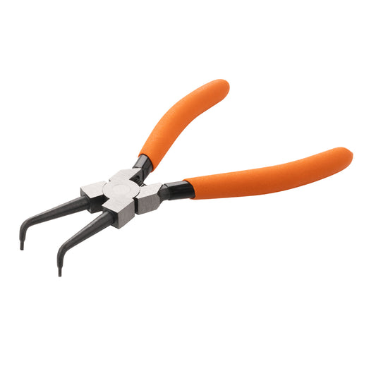 Bent Internal Snap Ring Pliers - Ergonomic Retaining Ring Pliers, Circlip Pliers for Clip Remover Retaining Rings, Precision Spring Loaded for Automotive
