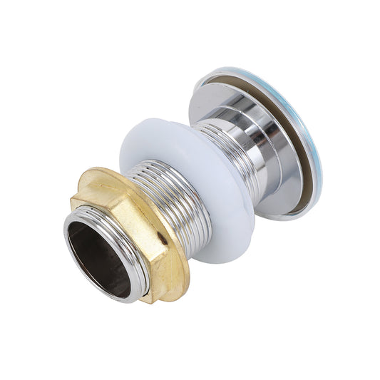 Stainless Steel Pop-Up Drain - Corrosion-Resistant Scratch-Resistant Leak-Proof Stopper with Rubber Gasket - Easy Installation for Kitchen and Bathroom Sinks - Durable and Universal Fit