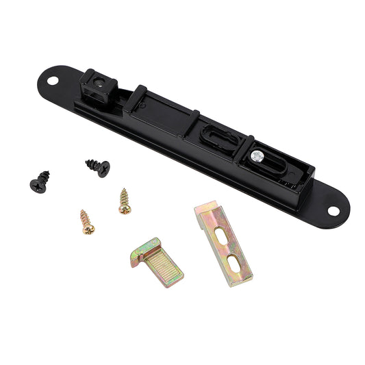 Window Lock -Black- Sliding Window and Door Lock, Push-Button Mechanism, Durable Anti-Theft Design, Easy Install with Screws Included, Ideal for Child Safety, Home Security, Balcony Office Use