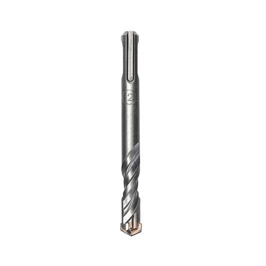 Hammer Drill Bit - SDS Rotary Twist Bit for Concrete, Masonry, Stone, Metal, Wood, PVC, Fiberglass - Twin Twist Spiral Design for Fast Dust Removal - Durable for DIY and Pro Use