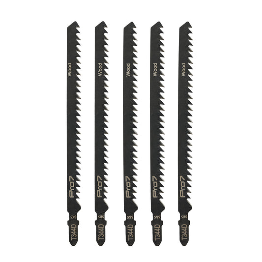 شفرة المنشار الكهربائي - T344D - 5 قطع 152 مم 6 TPI T-Shank منشار كهربائي للقطع السريع الطويل المستقيم في الخشب والخشب الرقائقي وPVC