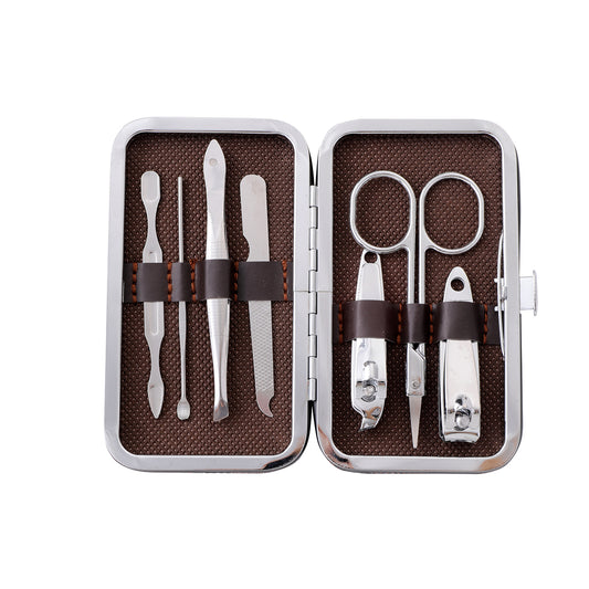 Nail Clipper - 7 Piece - Manicure Pedicure Set for Grooming, Nail Care, and Travel Use