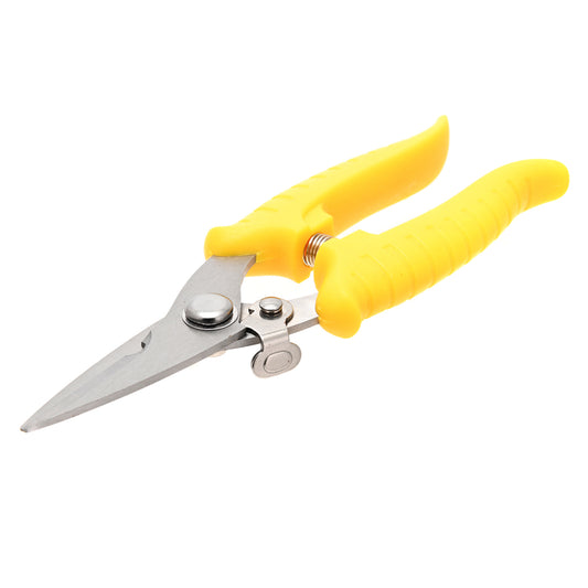 Straight Blade Pruning Shears - Garden Bypass Pruner Scissors with Precision Blades, Soft Grip Handles, Safety Lock, Plant Clippers for Flowers, Stems and Small Branch Trimming