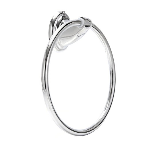 Zinc Alloy Towel Ring - 15cm - Wall Mounted Modern Hand Towel Holder with Rustproof Finish and Screws Included, Bathroom Hardware Accessories for Bathrooms, Kitchens, and Utility Areas
