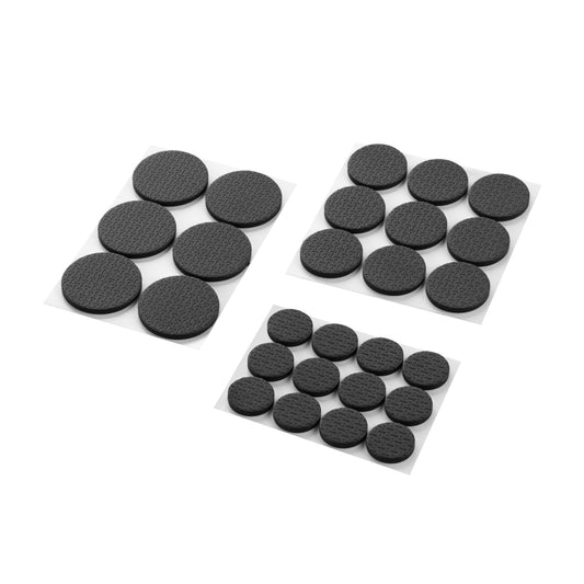 Snail Non-Slip Furniture Pads - 27 Piece, Round, Self-Adhesive Felt Protectors for Chair and Table Legs, Hardwood Floor Protectors, Anti-Scratch, Noise-Reducing, Multi-Surface Use