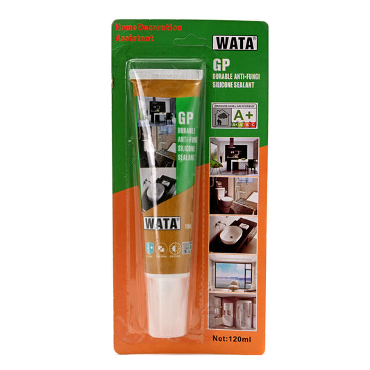 Silicone Sealant - 120ml General Purpose GP Anti-Fungal Waterproof Sealant Caulk with Strong Adhesion and Flexible Formula - Ideal for Bathroom, Kitchen, Windows, Tiles, and Outdoor Sealing