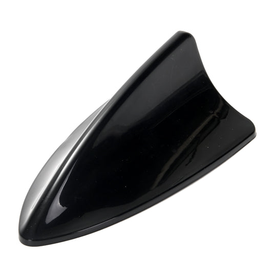 Shark Fin Car Antenna - Top Mounted Roof Antenna Aerial Replacement Cover, Waterproof Exterior, AM/FM Radio Signal Compatible - Ideal for Cars, SUVs, and Trucks (Black)