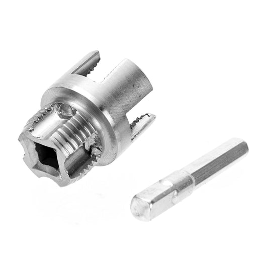 Pipe Threading Tool - 2 Piece, 1/2inch Internal External Water Pipe Threading Cutter for PVC PPR Pipes - Electric Drill Compatible Pipe Threader for Plumbing Repair