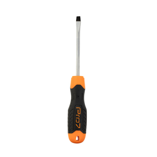 Flat Head Screwdriver  - Magnetic Tip Screwdriver, CR-V Steel Shaft, Ergonomic Non-Slip Handle - Manual Slotted Screwdriver for Home Repair, Electronics, DIY, Mechanical & Electrical Use