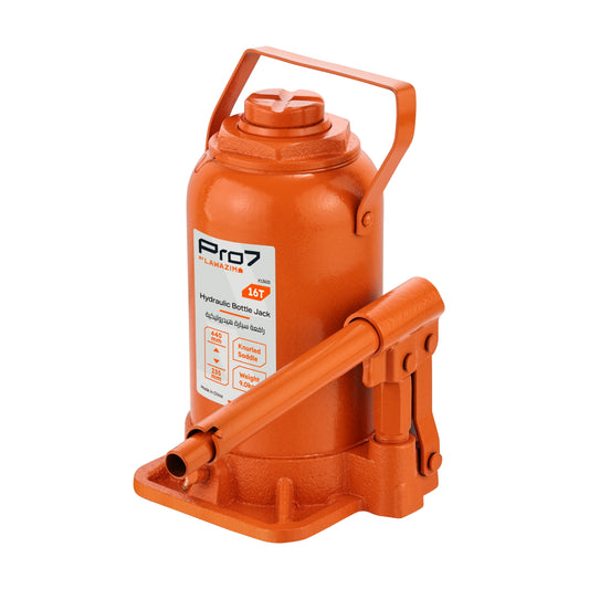 5Ton Hydraulic Bottle Jack - 3.4kg - 11,000 lbs Capacity - 185-355mm Lifting Range - Welded Bottle Jack with Adjustable Screw Top & Carry Handle for Cars, SUVs, Trucks, Auto Repair & House Lift