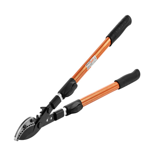Garden Shears - 69cm, Telescopic Adjustable Bypass Lopper with Extendable Handles, Curved Blade, High-Leverage Multi-Joint Mechanism & Comfortable Grip for Branches, Shrubs, Trees & Pruning