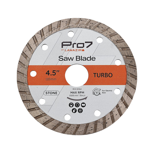 Circular Saw Blade - Corrugated Disc for Fast Cutting Tile, Porcelain, Granite, Marble & Ceramics