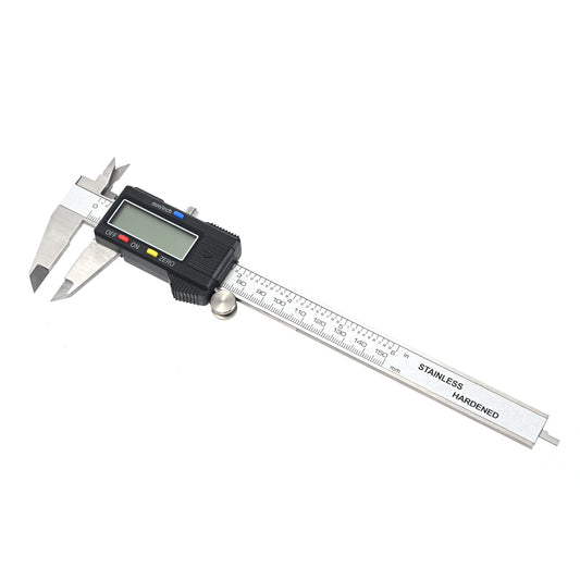 Digital Caliper - 6inch -  Stainless Steel Vernier Caliper with LCD Screen, Precise Electronic Measuring Tool for Depth and Step Measurements