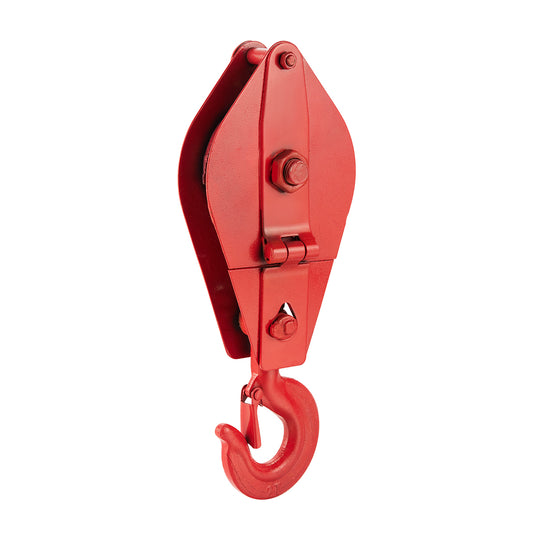 Pulley Block with Hook - 5Ton for Lifting, Hoisting, Workshops and Outdoor Rigging Tasks