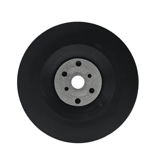 Black Rubber Backing Pad Disc - 4.5inch / 115mm - Max 15000 RPM for Sanding and Surface Preparation with Compatible Abrasive Discs
