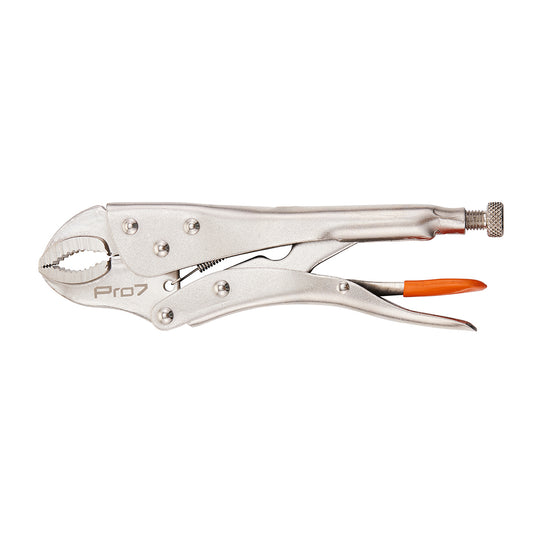 Locking Plier - 10inch- Curved Jaw Locking Pliers with Adjustable Screw, One-Hand Release, and Ergonomic Anti-Slip Handle - Adjustable Vise Grips for Clamping, Twisting, and Welding